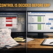 Control Is Decided Before ERP