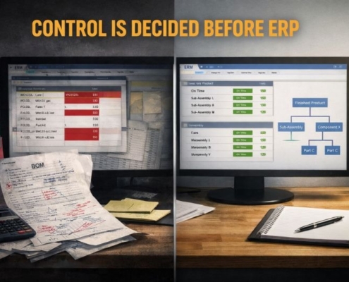 Control Is Decided Before ERP