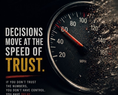 Decisions move At The Speed Of Trust.