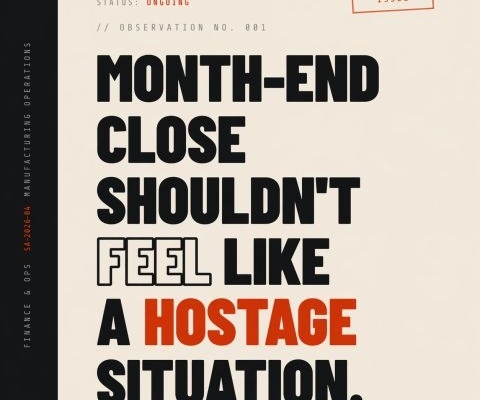 Month-End Close Shouldn't Feel Like A Hostage Situation.